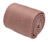 light baby pink pastel blush knitted tie in standard  8cm width